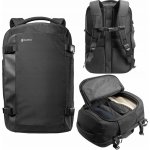 Tomtoc Travel Laptop Backpack (T66M1D1) - Durable Recycled Fabric, 17“, 40l - Black – Sleviste.cz