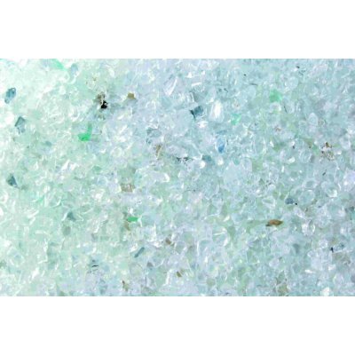 Skleněná drť, Křišťálově jasná, více variant 4-8 mm, 10 Kg – Zboží Dáma