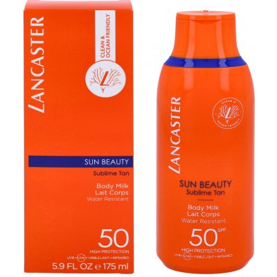 Lancaster Sun Beauty Body Milk SPF50 opalovací tělové mléko 175 ml