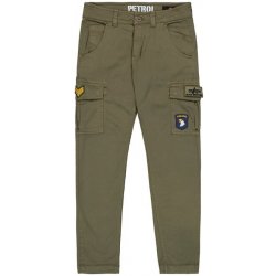 Alpha Industries kalhoty Petrol Patch Pants olivová tmavá