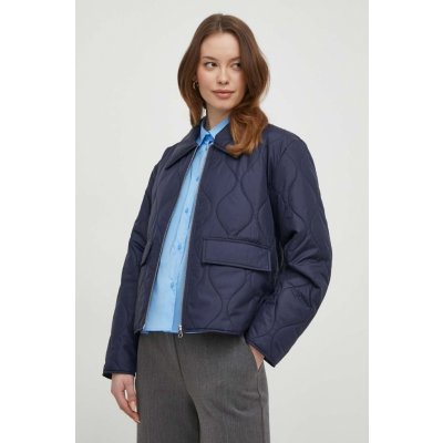 Gant Quilted Collared Jacket modrá