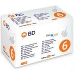 BD inzulínové jehly k jednorázovému použití 31G 6 mm tenkostěnné 100 ks – Sleviste.cz