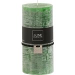 Světle zelená oválná svíčka L - 7*7*15 cm - J-Line by Jolipa – Hledejceny.cz