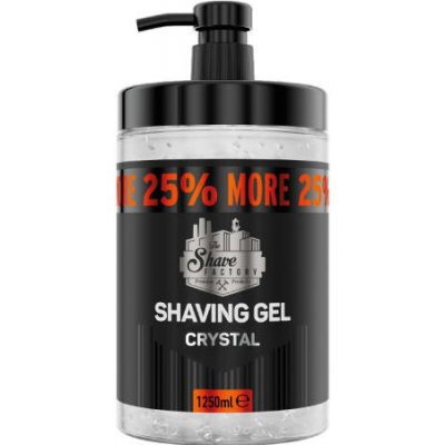 Shave Factory Crystal gel na holení 1250 ml – Zboží Dáma