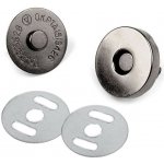 Magnetické zapínání Ø18 mm, malé, 2 nikl černý – Hledejceny.cz