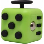 Fidget Cube antistresová kostka Černo-zelená – Zboží Dáma