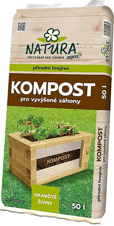 AGRO CS Kompost pro vyvýšené záhony Natura 50 l