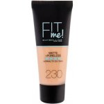 Maybelline Fit Me! Matte+Poreless matující make-up pro normální a mastnou pleť 230 30 ml – Zboží Mobilmania