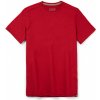 Pánské sportovní tričko Smartwool Merino Sport 150 Tee Slim Fit rythmic red červená