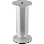Walteco Nábytková noha průměr 38mm výškově nastavitelná 120-135 mm 250 kg, broušený hliník 50510 – Hledejceny.cz