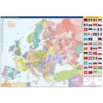 Evropa – nástěnná administrativní mapa - Kartografie Praha – Sleviste.cz