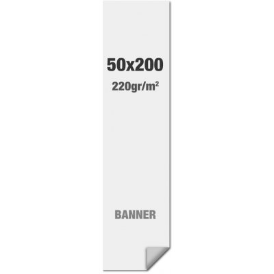 Jansen Display Tisk na vícevrstvý banerový materiáll 220g/m² 50 x 200 cm – Zboží Živě