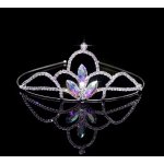 B-Top postříbřená korunka do vlasů s AB krystaly – Zboží Dáma