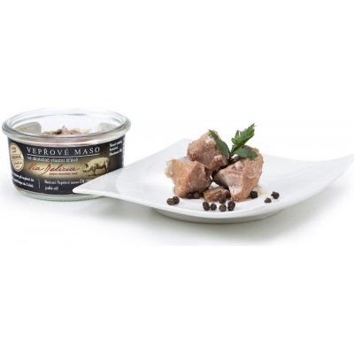 Via Delicia Vepřové maso ve skutečně vlastní šťávě 130 g – Zboží Dáma