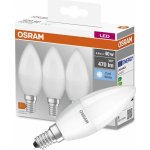 Osram 3PAK LED žárovka LED E14 B35 5W = 40W 470lm 4000K Neutrální bílá – Hledejceny.cz
