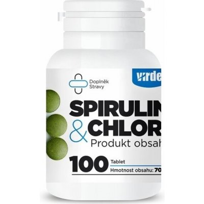 Virde Spol Spirulina Plus Chlorella tablet 100 – Zboží Mobilmania