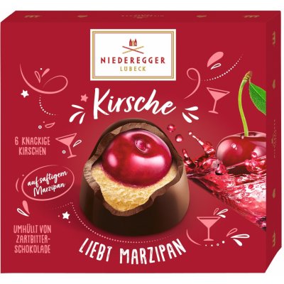 Niederegger marcipánové třešňové pralinky 108 g – Sleviste.cz
