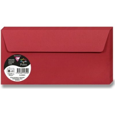 Clairefontaine Barevná obálka DL samolepicí - červená - 1 ks - 1330/1055850 – Zbozi.Blesk.cz