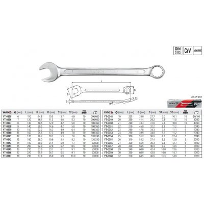 Yato klíč očkoplochý 24 mm YT-0353 – Hledejceny.cz