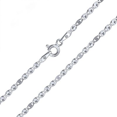 SILVEGO Stříbrný řetízek s diamantovým výbrusem KRM313145N – Zboží Dáma