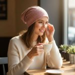 Ebbie čepice madeira lososově růžová – Zboží Mobilmania