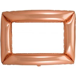 Foliový rámeček rose gold 60 x 85 cm