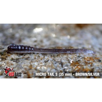 REDBASS Micro Tail S 3,5cm Brown/Silver