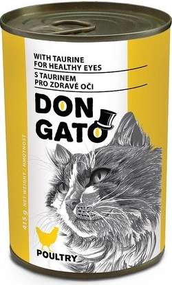 Don Gato pro kočky drůbeží 10 x 415 g