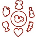 Vykrajovátko na linecké cukroví - Folklorní sada | Cukroví na hody | Cukroví na hody – Hledejceny.cz