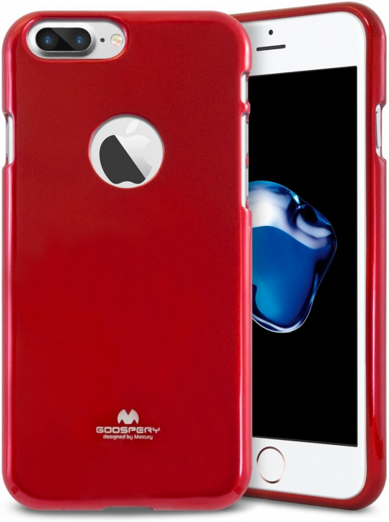 Pouzdro Goospery Mercury Jelly Case Apple iPhone 8 Plus / 7 Plus - Vínově červené / Vine Red