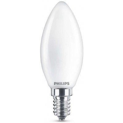 Philips svíčka, 4,3W, E14, teplá bílá
