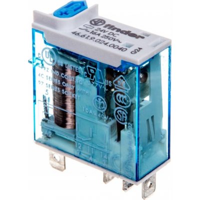 Finder 46.61.9.024.0040, 46.61.9.024.0040 zátěžové relé, 440 V/AC, 16 A, 1 ks – Hledejceny.cz