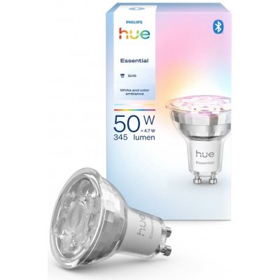 Philips HUE Hue Essential WCA 345 žárovka 4,7W 345 lm GU10 – Hledejceny.cz