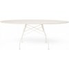 Jídelní stůl Glossy Outdoor 192x118 cm bílá Kartell