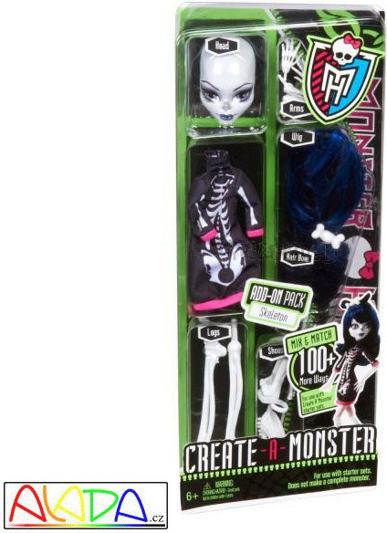 Mattel Monster High Create sada Skeleton