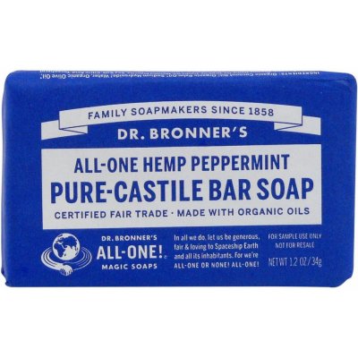 Dr. Bronner´s tuhé mýdlo Peppermint 140 g – Hledejceny.cz