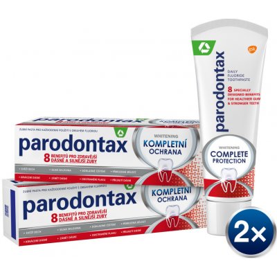Parodontax Kompletní ochrana Whitening zubní pasta 75 ml balení 2 ks – Zbozi.Blesk.cz