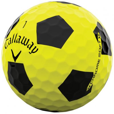 Callaway Chrome Soft Truvis žluté 3 ks