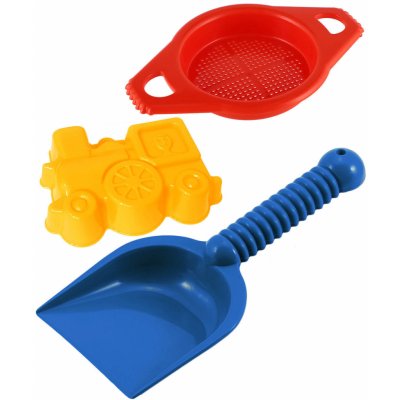 LORI 212 Sítko lopatka a bábovička plastový set na písek 2 druhy – Zboží Dáma