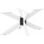 Omaxi 317698 Noha konferenčního stolku ve tvaru pavouka bílá 98 x 58 x 42-43 cm ocel – Zboží Dáma