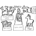 Kreslíkárna Vystřihni a vybarvi si Betlém Hej mistře – Zboží Dáma