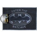 CurePink Gumová Batman Enter The Bacave (60 x 40 cm) šedá [GP85484] – Zboží Dáma