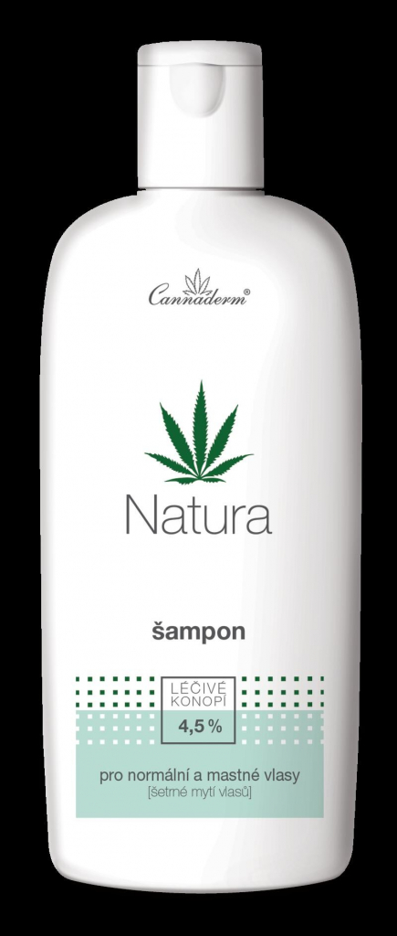 Cannaderm Natura šampon mastné a normální vlasy 200 ml