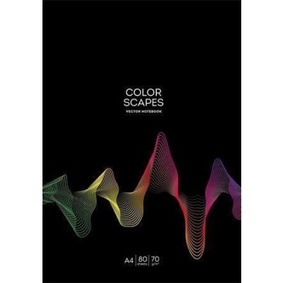 SHKOLYARYK Sešit Color Scapes mix A4 linkovaný