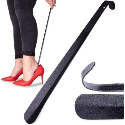 Kovový obouvák na boty, dlouhý - 51 cm, grafitový – Zboží Dáma