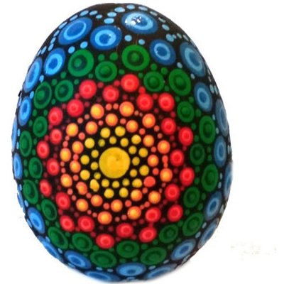 Velikonoční kraslice polystyren, červený květ 7cm – Hledejceny.cz