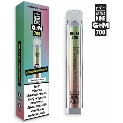 Aroma King Gem Bar Kiwi Watermelon Ice 20 mg 700 potáhnutí – Hledejceny.cz