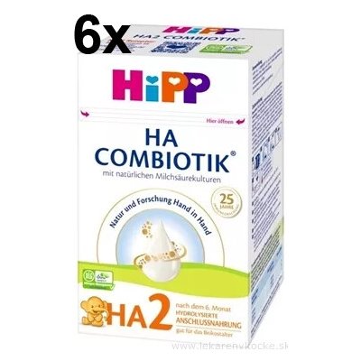 HiPP HA 2 COMBIOTIK (inov.2023) 6x600 g – Zboží Mobilmania