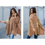 Fashionweek Pletené pončo svetr s rolákem JK LUNA Camel – Zbozi.Blesk.cz