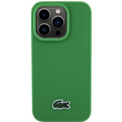 Lacoste Iconic Petit Pique Woven Logo s MagSafe iPhone 15 Pro - zelené